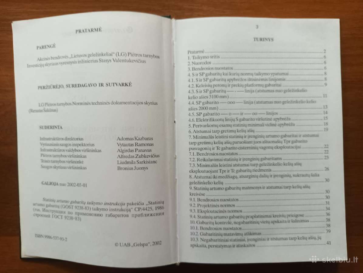 Statinių artumo gabaritų taikymo instrukcija 163/k - nuotraukos Nr. 3