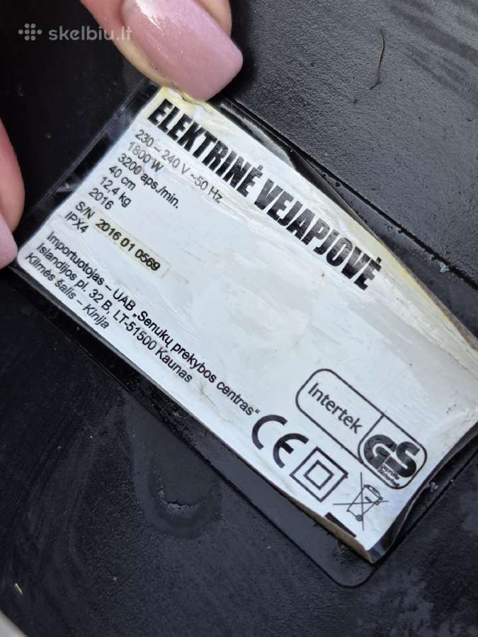 Elektrinė vejapjovė Vagner Sdh 1800w - nuotraukos Nr. 9