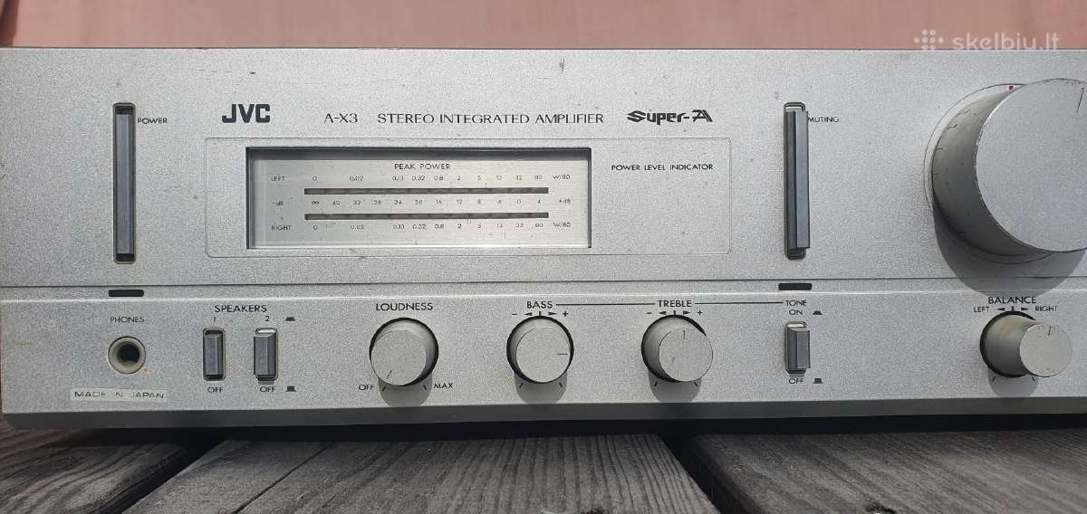 JVC A-x3 stiprintuvas - nuotraukos Nr. 2