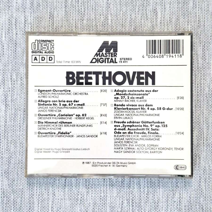 Beethoven - Ludwig van Beethoven (CD, rinkinys) - nuotraukos Nr. 2