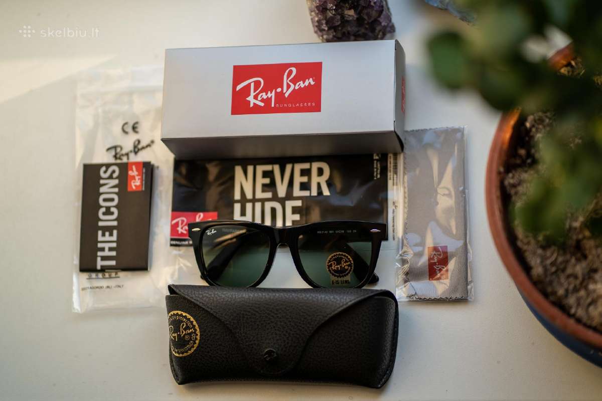 Rayban Wayfarer 54 mm akiniai Rb2140