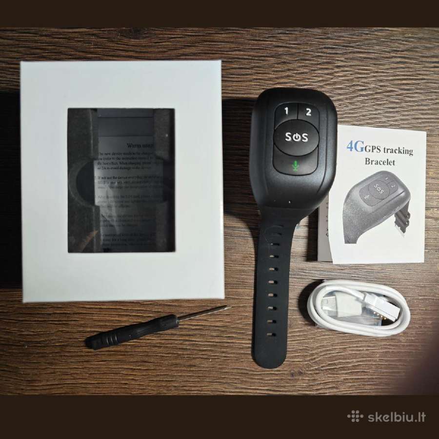 Išmanioji 4G Sos apyrankė senjorams