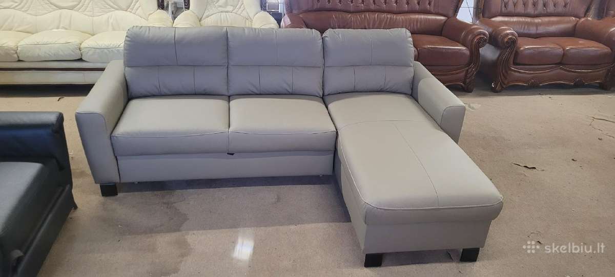 Odiniai Baldai Kampas sofa Reglainer komplektas - nuotraukos Nr. 22