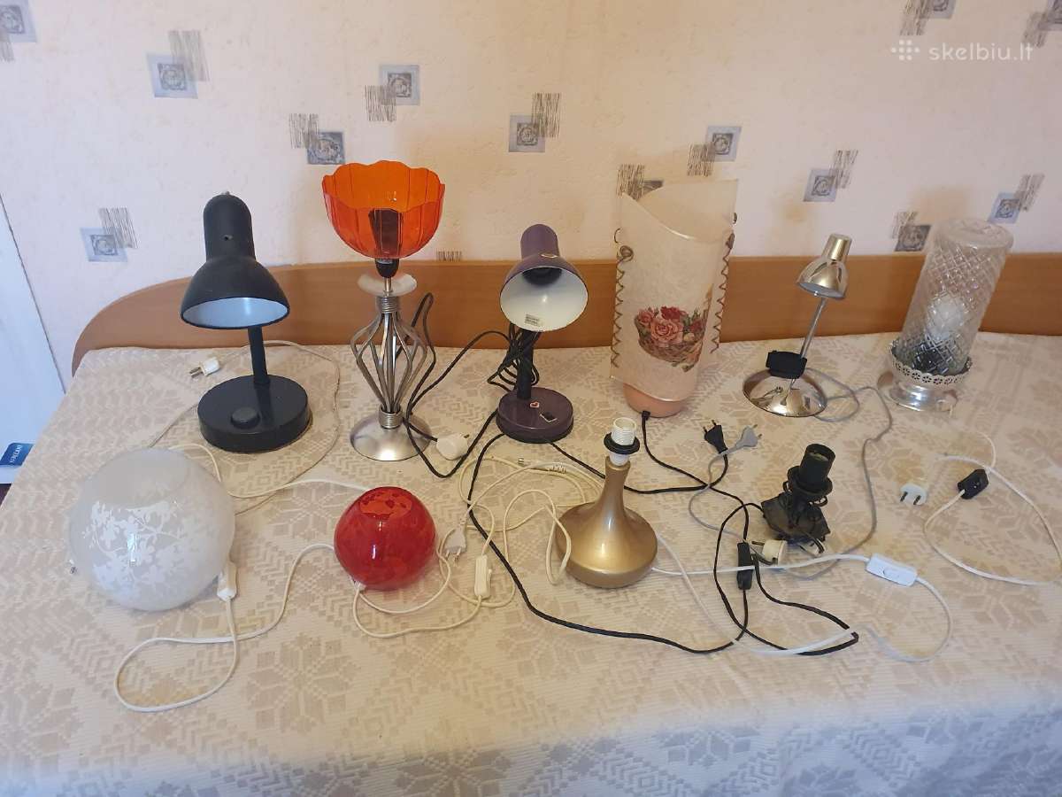 Šviestuvai,stalinės lempos