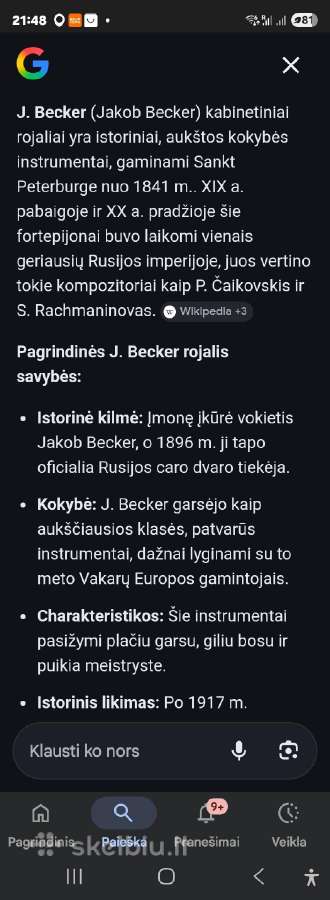 Kabinetinis rojalis - nuotraukos Nr. 6