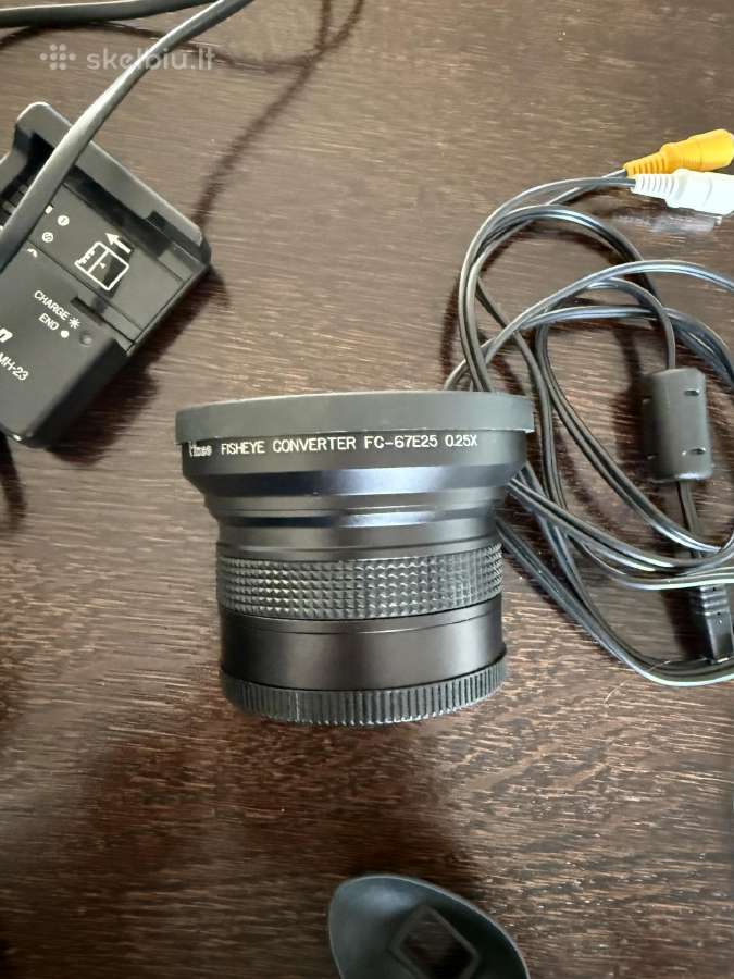 Nikon D5000 su objektyvu – pilnas komplektas, paru - nuotraukos Nr. 6
