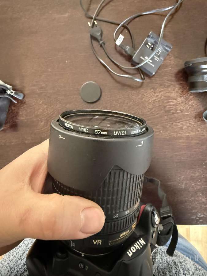 Nikon D5000 su objektyvu – pilnas komplektas, paru - nuotraukos Nr. 11