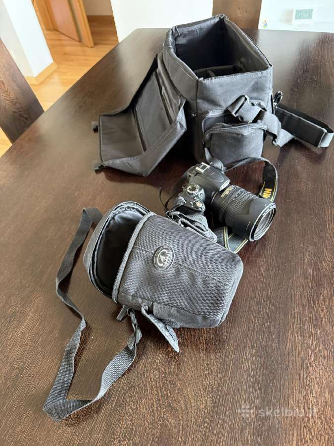 Nikon D5000 su objektyvu – pilnas komplektas, paru - nuotraukos Nr. 17