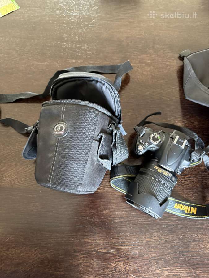 Nikon D5000 su objektyvu – pilnas komplektas, paru - nuotraukos Nr. 18