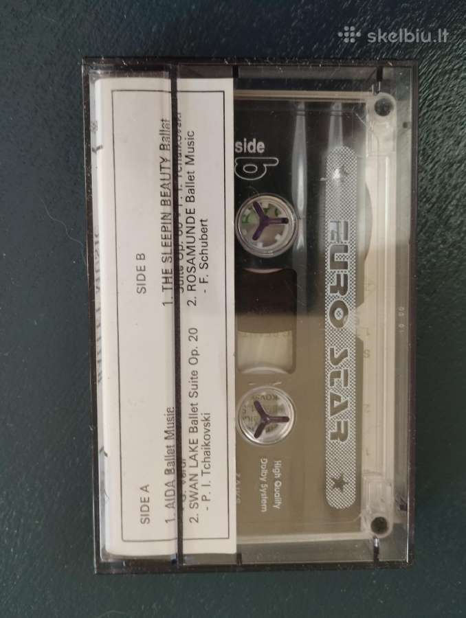 Vintažinės audiokasetės - nuotraukos Nr. 6