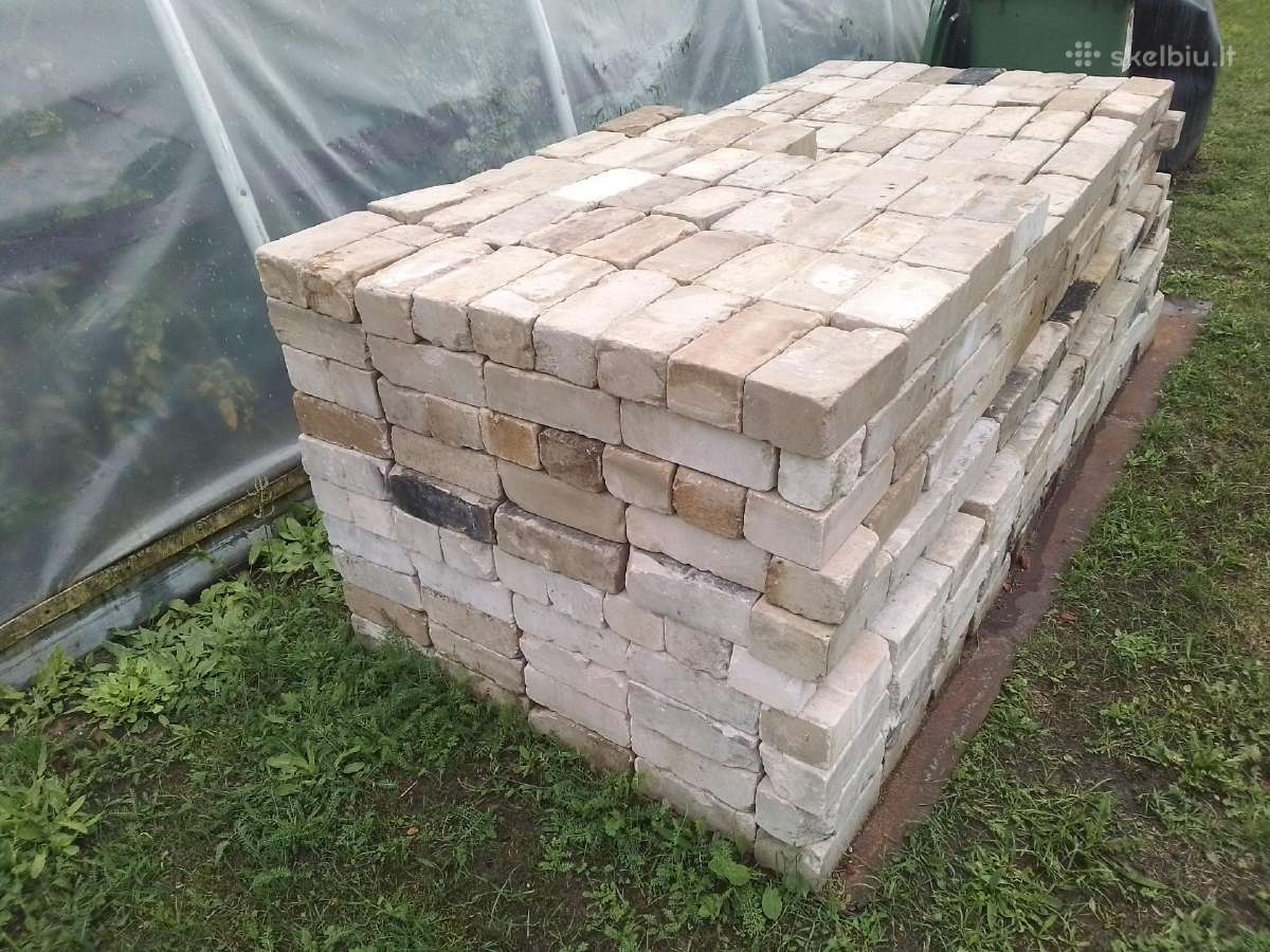 Naudotos silikatinės ir raudonos skyletos plytos - nuotraukos Nr. 2