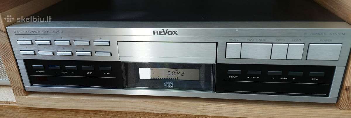 Revox B126 – aukštos klasės CD grotuvas su Tda1541