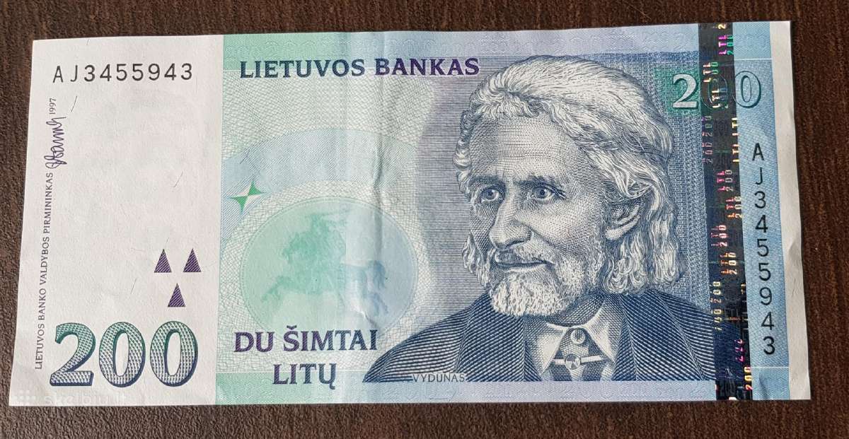 200 litų banknotas
