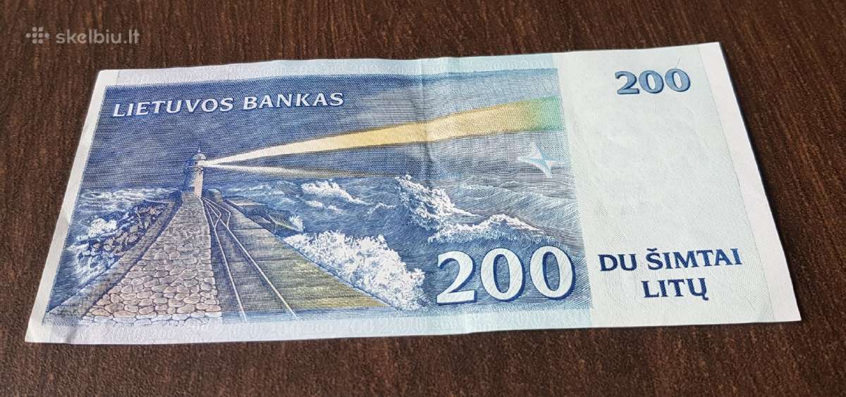 200 litų banknotas - nuotraukos Nr. 2