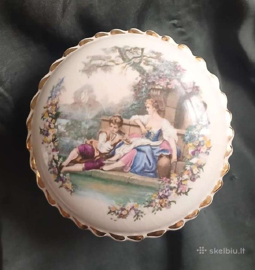Vintažinis Kaiser porcelain Oro gaiviklio dežutė - nuotraukos Nr. 3