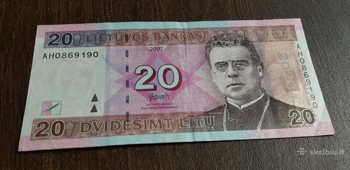 20 litų banknotas