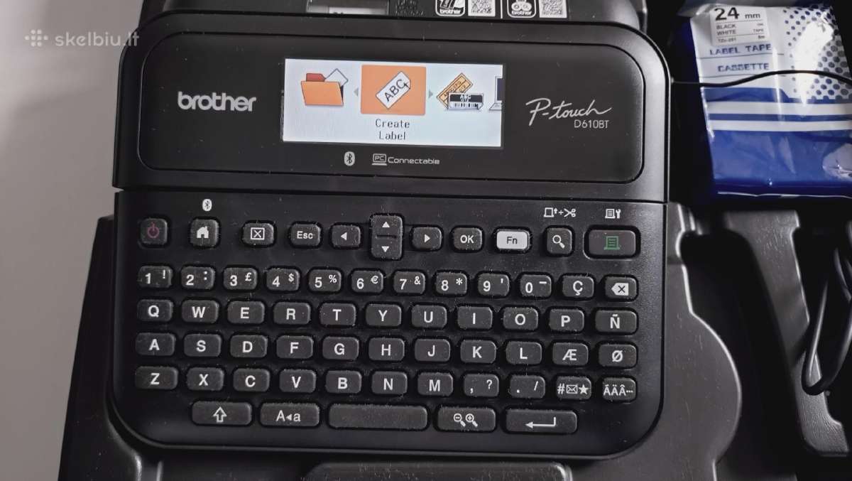 Brother Pt-d610bt etikečių spausdintuvas - nuotraukos Nr. 6