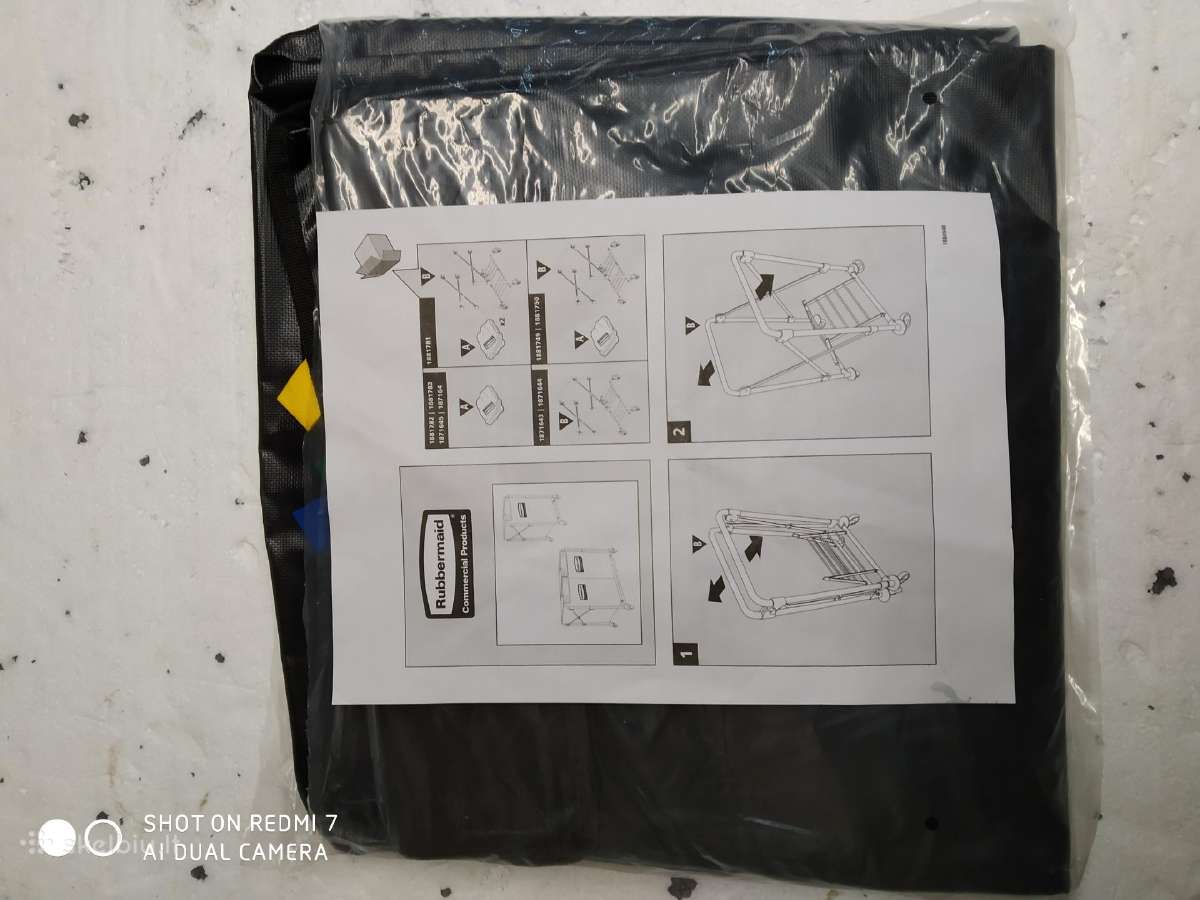 Rubbermaid sulankstomas vežimėlis 150 l. - nuotraukos Nr. 16