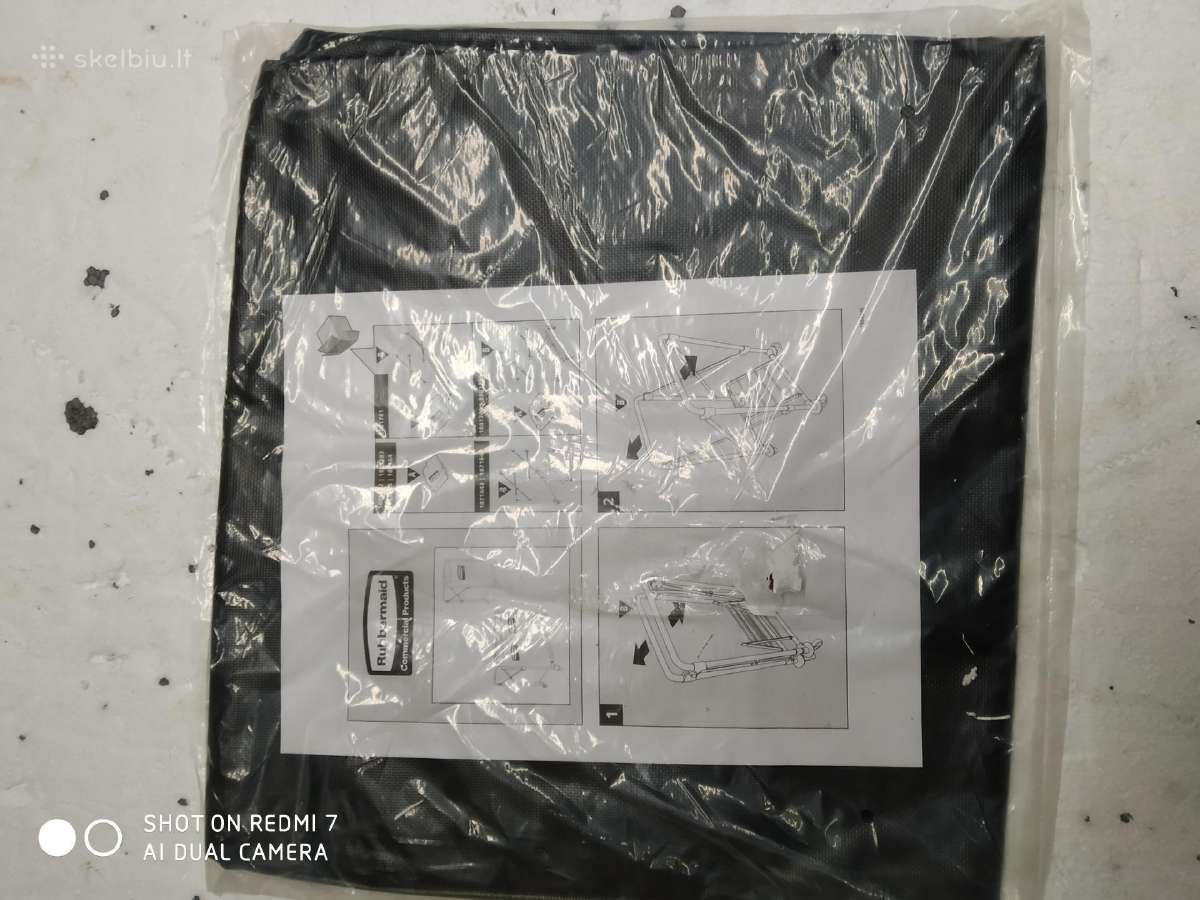 Rubbermaid sulankstomas vežimėlis 150 l. - nuotraukos Nr. 18