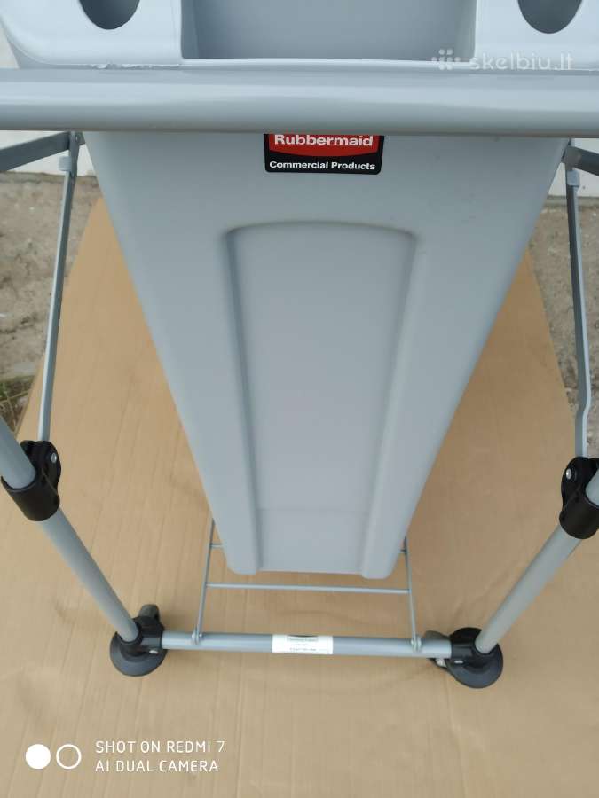 Rubbermaid sulankstomas vežimėlis 150 l. - nuotraukos Nr. 23