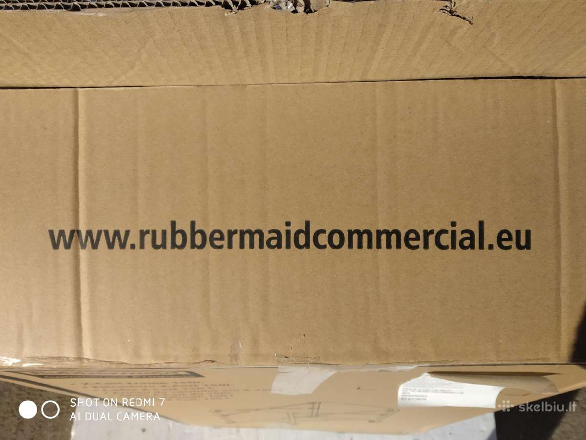 Rubbermaid sulankstomas vežimėlis 150 l. - nuotraukos Nr. 3