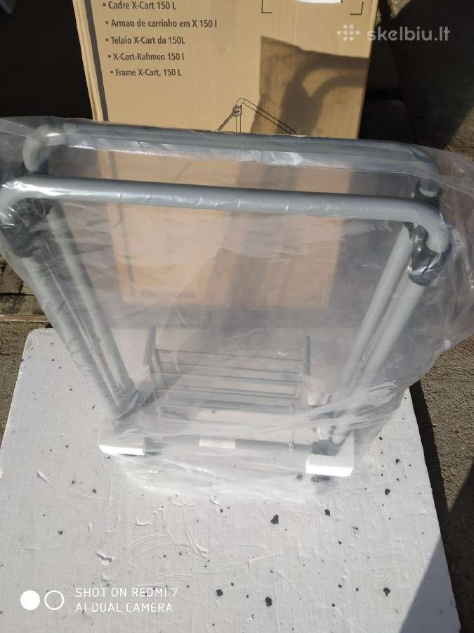 Rubbermaid sulankstomas vežimėlis 150 l. - nuotraukos Nr. 5