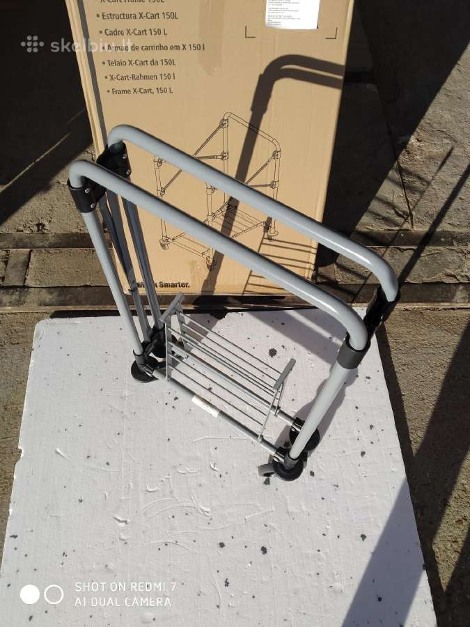 Rubbermaid sulankstomas vežimėlis 150 l. - nuotraukos Nr. 6
