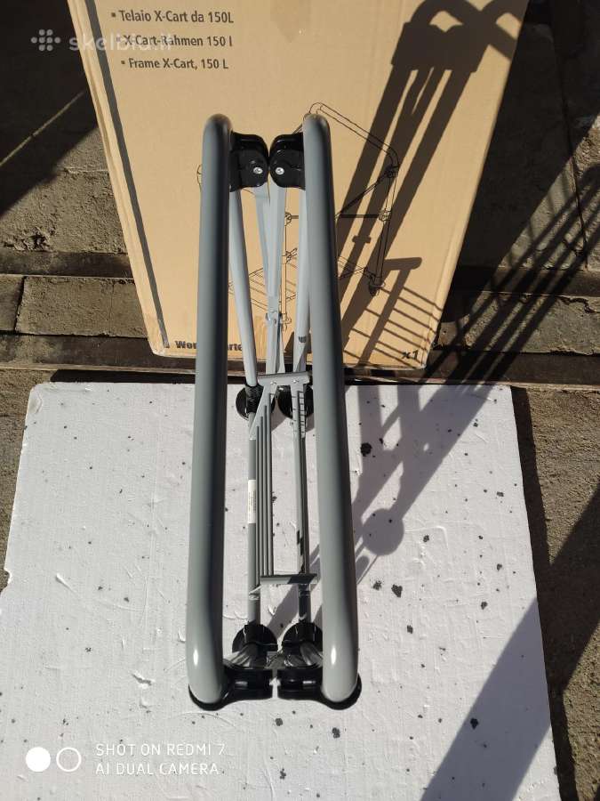 Rubbermaid sulankstomas vežimėlis 150 l. - nuotraukos Nr. 7