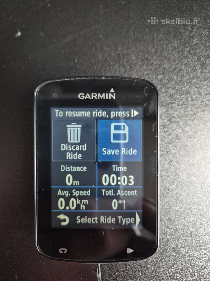 Garmin 820 dviracio kompiuteris spidometras - nuotraukos Nr. 5