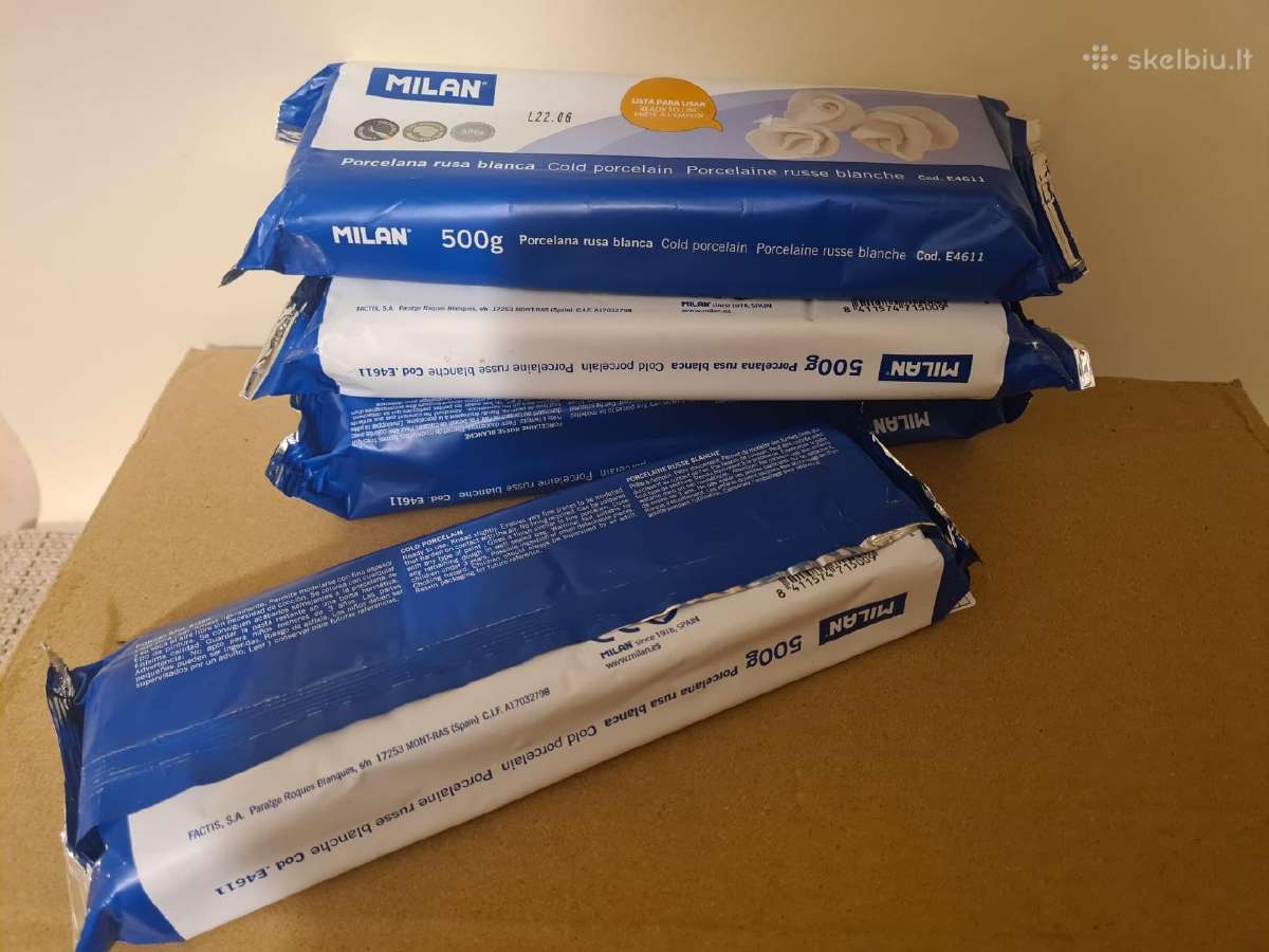 Modelinas milan šaltas porcelianas 500g ore džiust - nuotraukos Nr. 2
