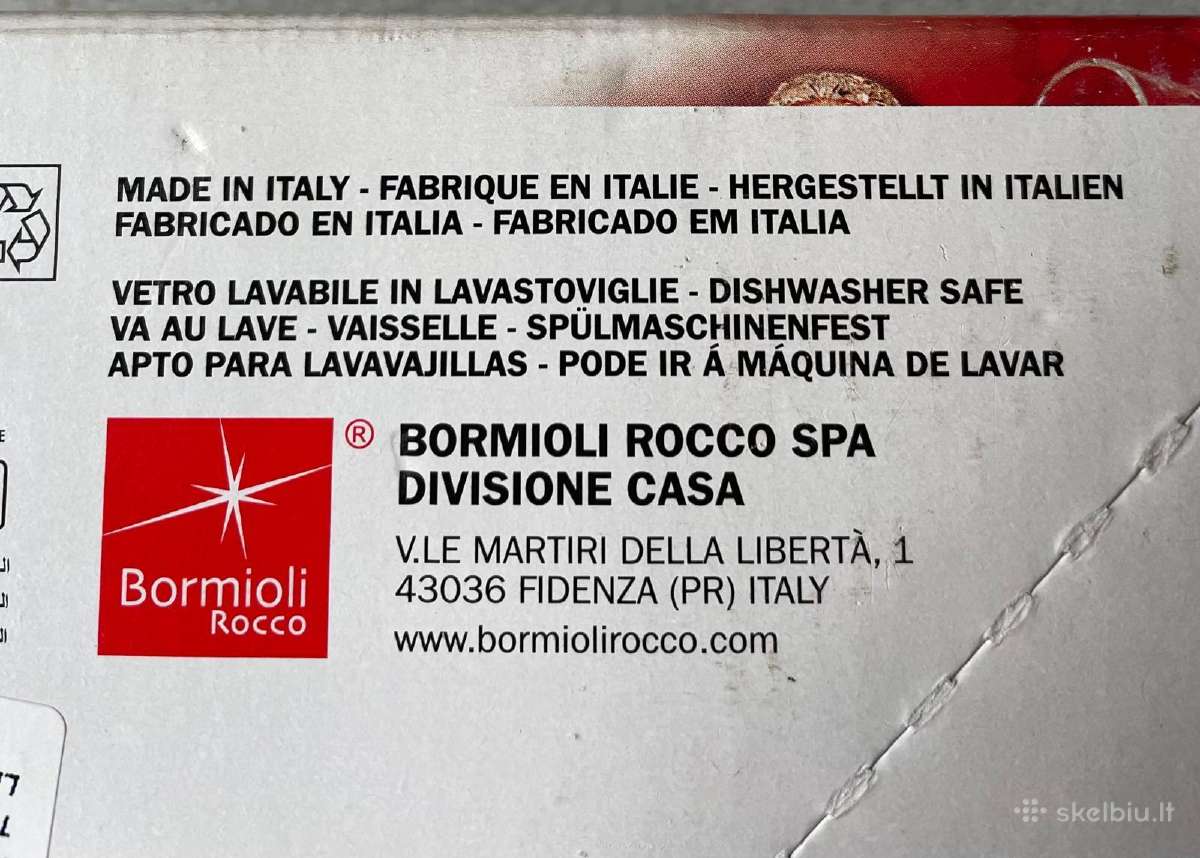 Bormioli Rocco dekanteris, stiklinės, taurelės - nuotraukos Nr. 4