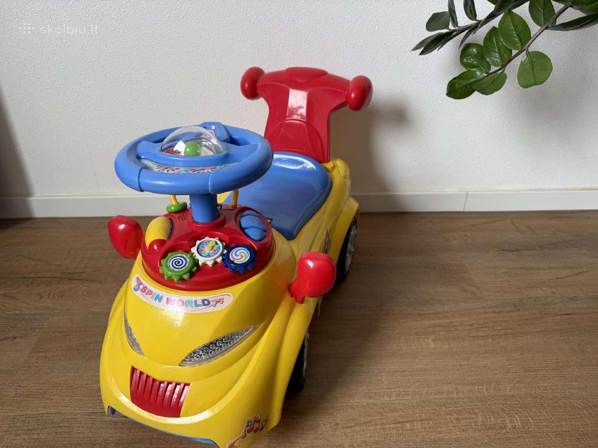 Paspiriama mašinėlė su veiklos centru vaikams - nuotraukos Nr. 2