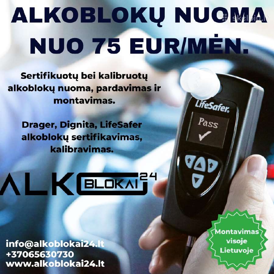 Alkoblokai tinkami vairuotojų pažeidėjų programai!