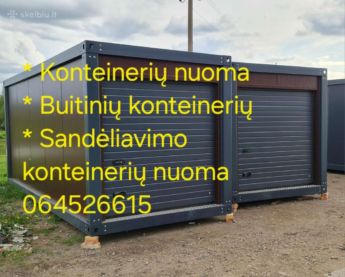 Konteinerių nuoma ir gamyba
