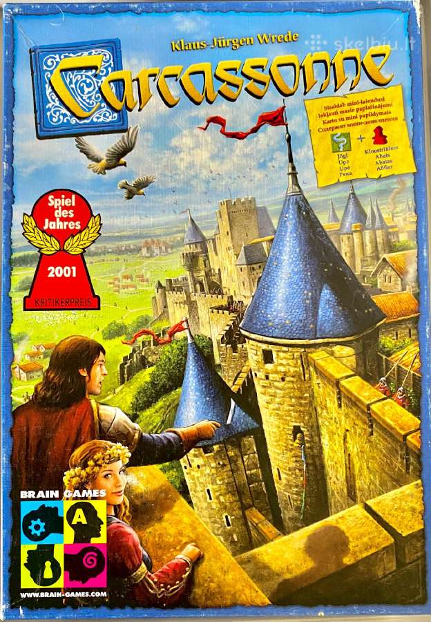 Stalo Žaidimas “carcassonne