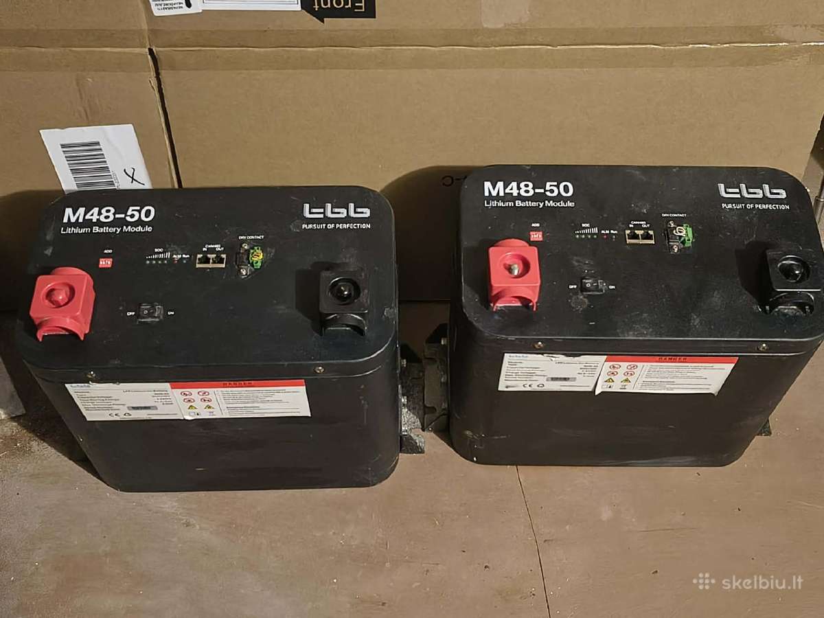 Tbb Lifepo4 Lithium akumuliatoriai 48v 50ah (100ah - nuotraukos Nr. 3