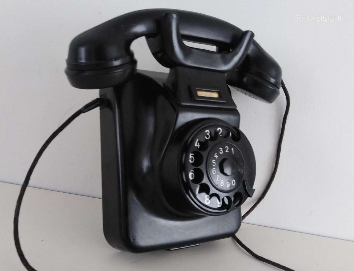 Senovinis Hegenuk sieninis telefonas bakelitas 40s