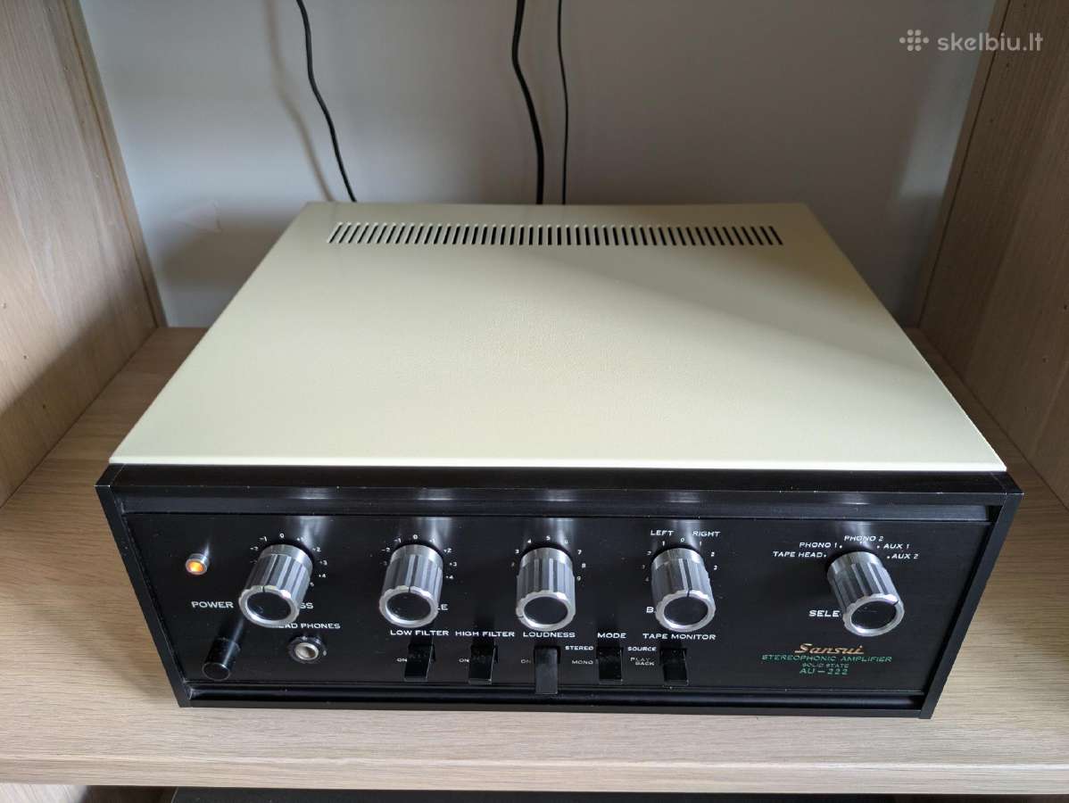 Sansui au 222 stiprintuvas - nuotraukos Nr. 2