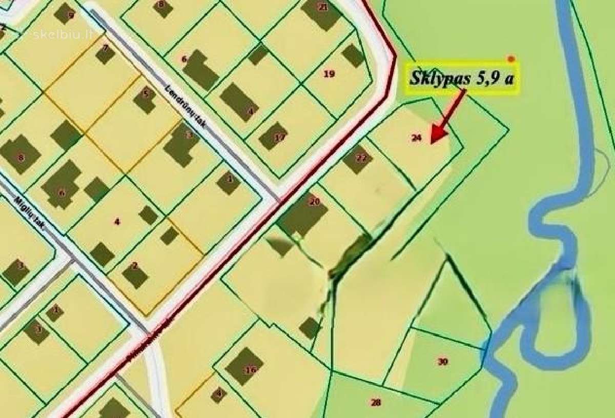 Kaune, Panemunėje, Parduodamas Sodo Sklypas -5,9 a