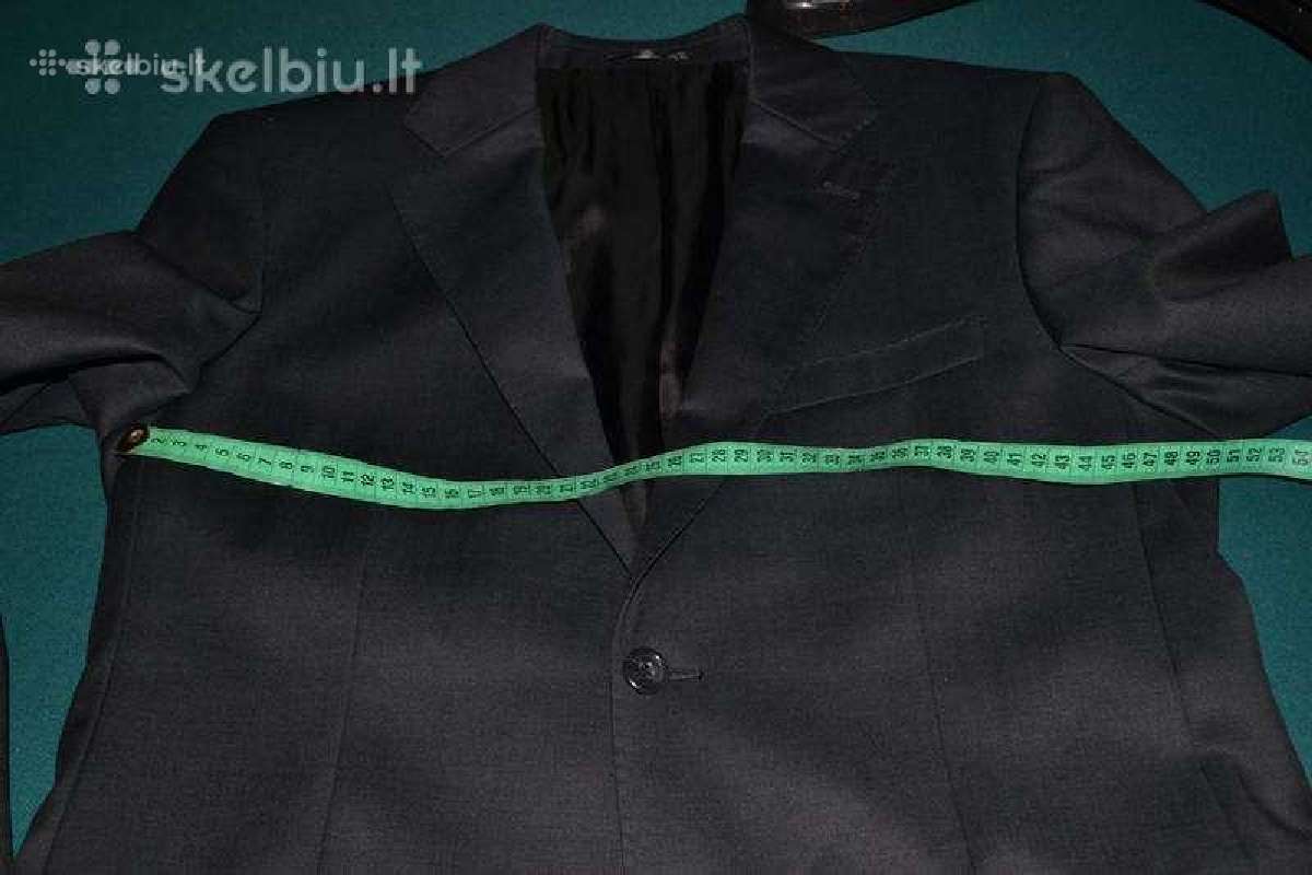 Itališkas vyriškas švarkas, 100 proc vilna - nuotraukos Nr. 6