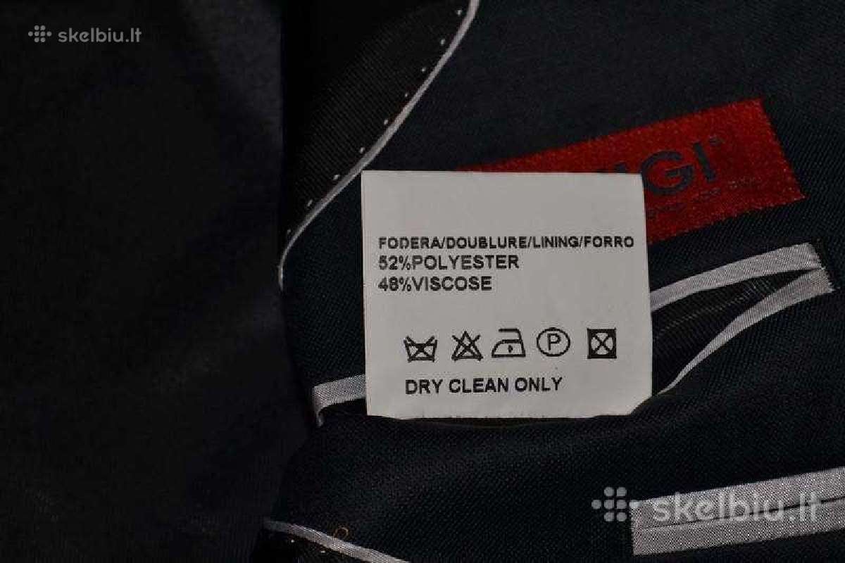 Itališkas vyriškas švarkas, 100 proc vilna - nuotraukos Nr. 8