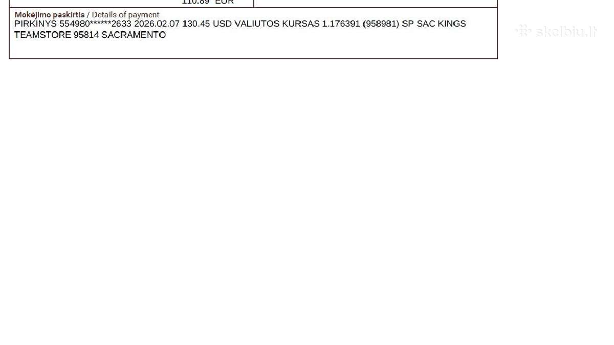 Kings Sabonio marskineliai M dydis - nuotraukos Nr. 2