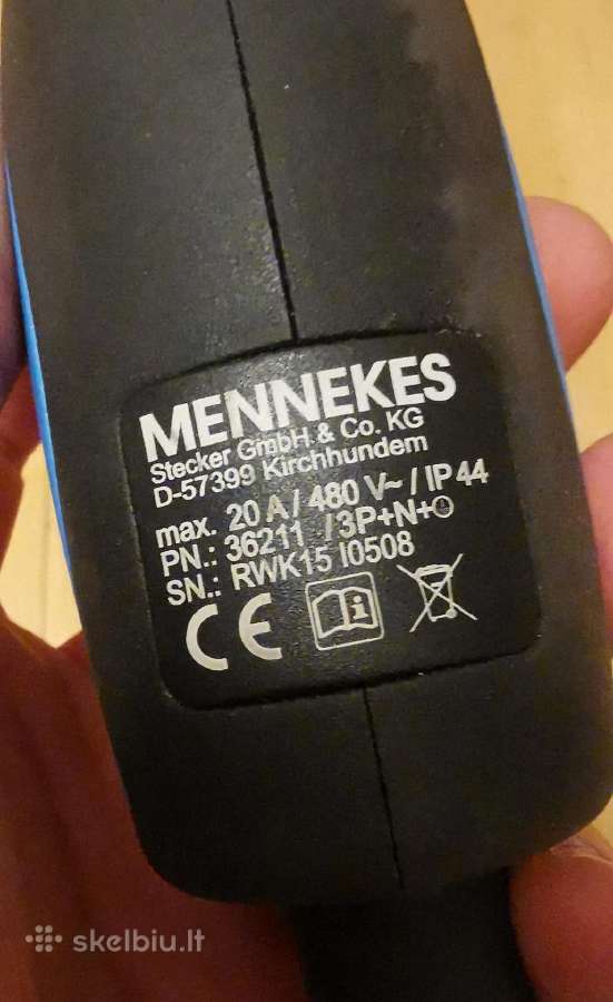 Elektromobilio Ev laidas Type2 ilgis 4m. - nuotraukos Nr. 4