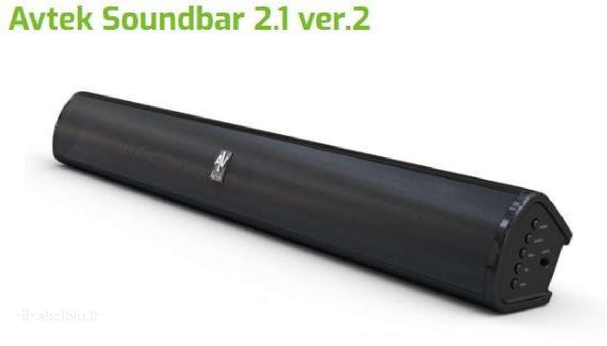 Garso sistema - Avtek Soundbar 2.1 Ver.2