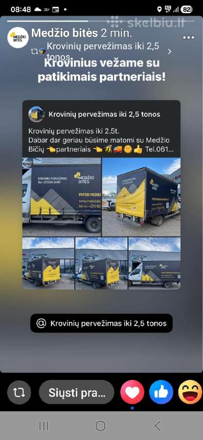 Kroviniu pervežimas