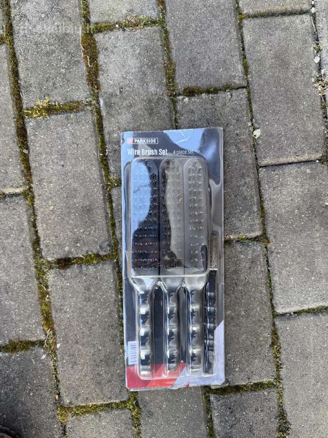 Plieninių šepečių rinkinys Parkside (4 vnt.)