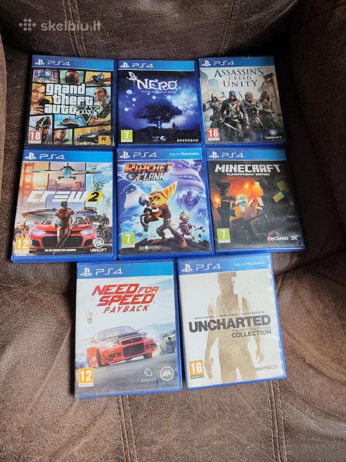 Sony Playstation 4 1tb+ Hori Vairas + 8 žaidimai - nuotraukos Nr. 2