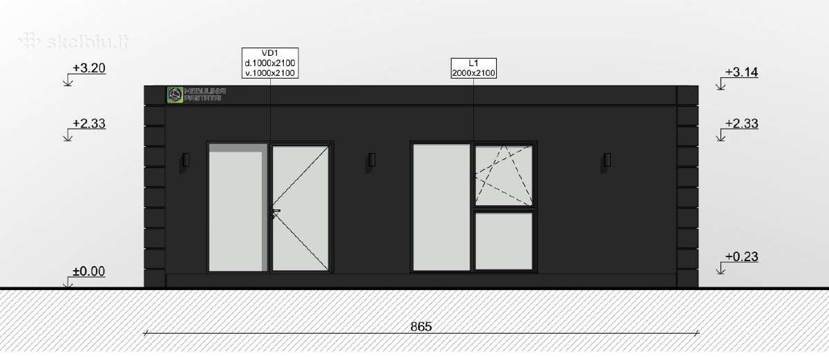 Modulinis biuras, laisvalaikio namelis 29m2 - nuotraukos Nr. 7