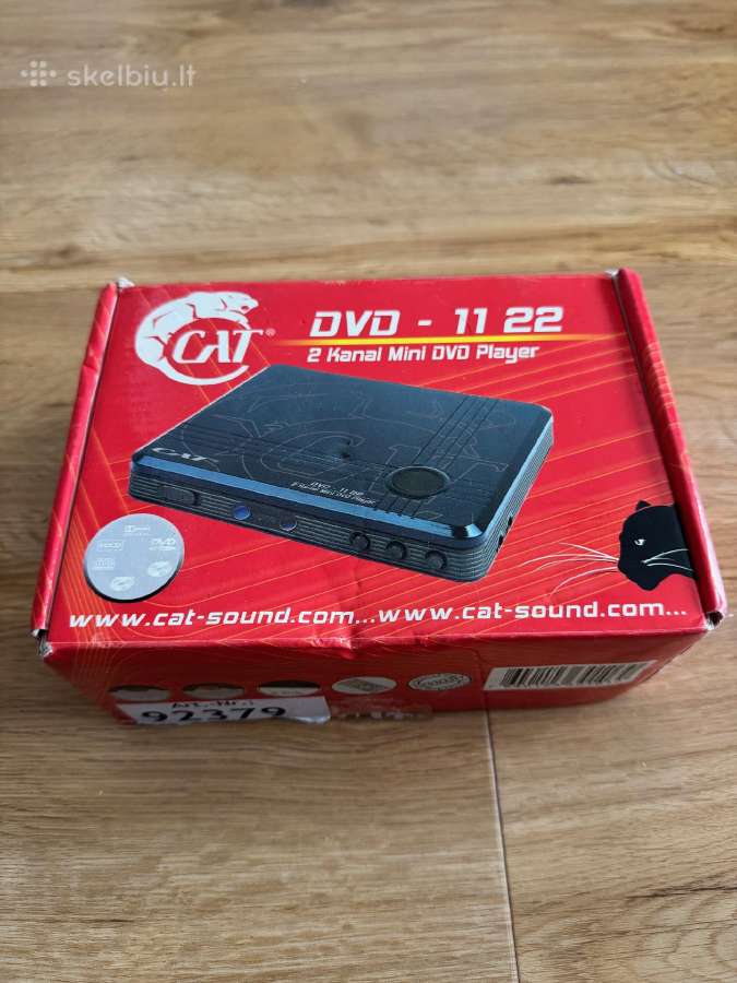Mini Dvd grotuvas - Powerpoint Cat Dvd 1122