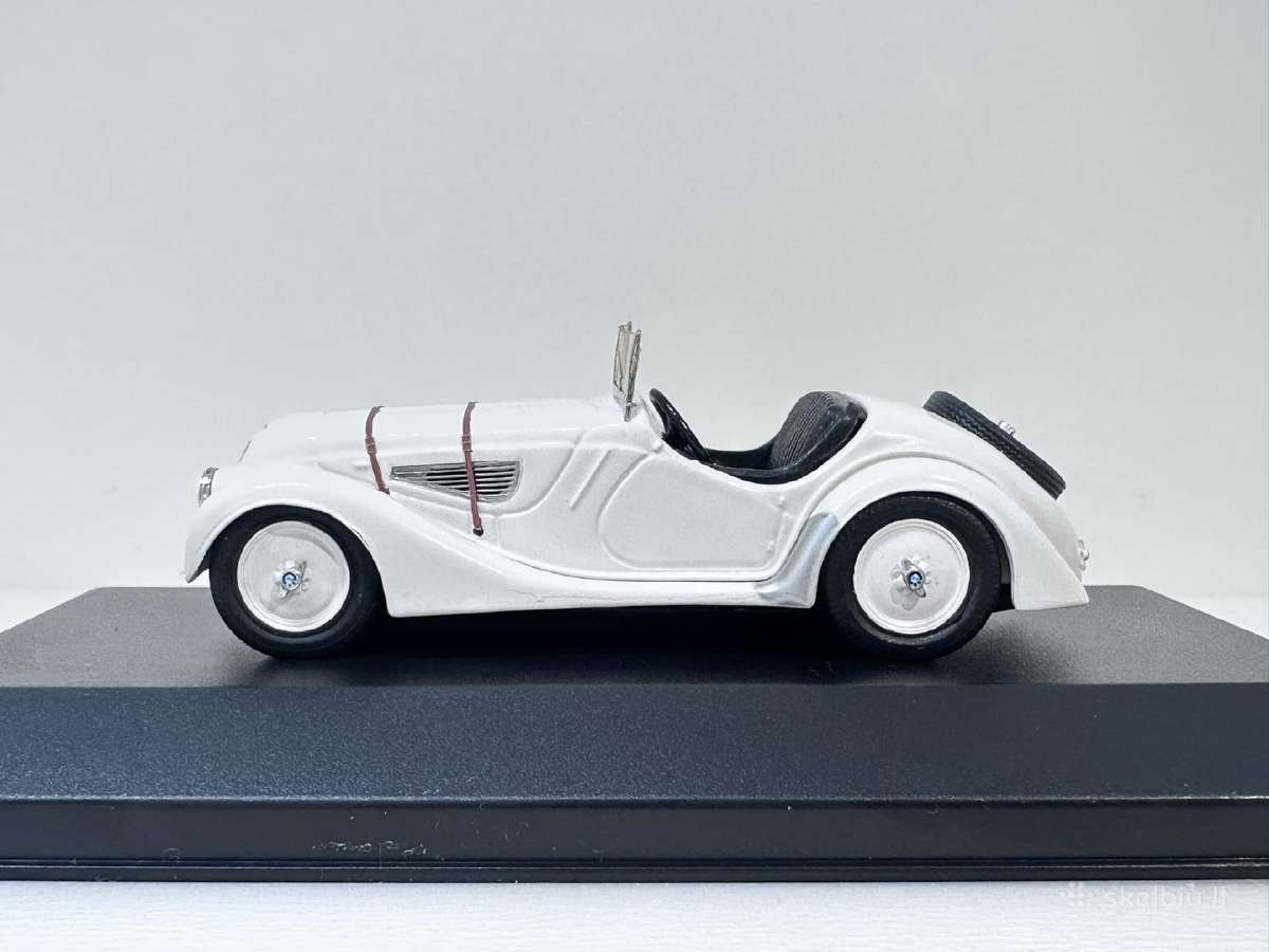 Bmw 328 Roadster balta 1:43 Schuco [neorg. vitrina - nuotraukos Nr. 4